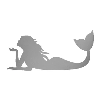 Polep vozidla SAMOLEPKA Mořská panna 004 levá (42 - stříbrná metalíza) NA AUTO, NÁLEPKA, FÓLIE, POLEP, TUNING, VLASTNÍ TEXT, TISK, AUTOSAMOLEPKY.cz, POLEPY, OBRÁZEK, LOGO, SAMOLEPKY