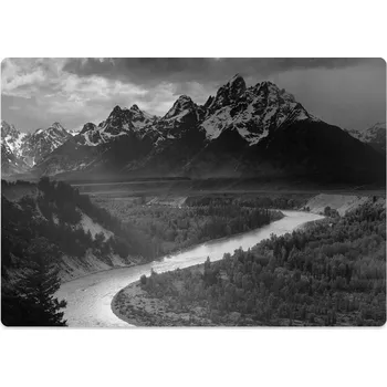 Podložka pod nábytek Podložka pod kancelářskou židli tmavé hory