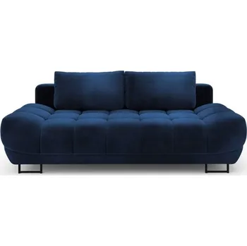 Pohovka Královsky modrá třímístná rozkládací pohovka se sametovým potahem Windsor & Co Sofas Cirrus ID_1299374