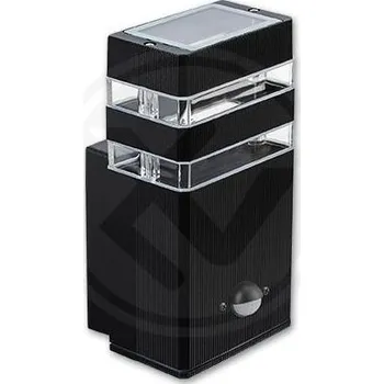 Venkovní osvětlení Svítidlo fasádní INEZ venkovní nástěnné /IP54/, s pohybovým čidlem, černé (zdroj světla žárovka 1x GU10 (není součástí balení))