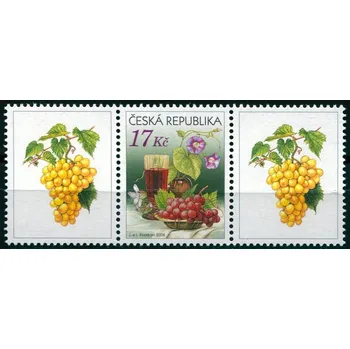 Poštovní známka Česká pošta (2008) č. 545 ** S1 (K1) - Česká republika - Zátiší s vínem