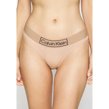 Kalhotky Dámské kalhotky Calvin Klein QF6775 L Sv. hnědá