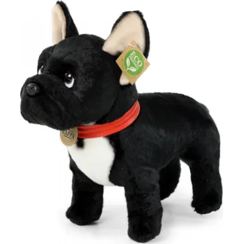 plyšák Pes Francouzský buldoček 30 cm Černý