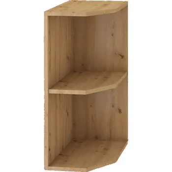 Kuchyňská linka Spodní otevřená skříňka, černý mat / dub artisan, Monro 30 D ZAK BB