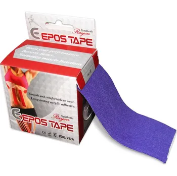Tejpovací páska KinezioEpostape hedvábí 5 cm x 5 m - fialová