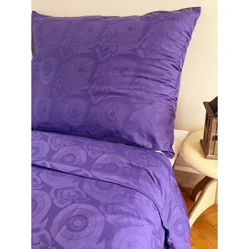 Povlečení HEDVA ČESKÝ BROKÁT Ložní souprava ba damašek Onetas 70x90+140x220 CIRCLE fialová