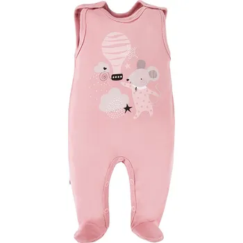 Dupačky EEVI Dupačky Mellow růžová 56 (0-3m)