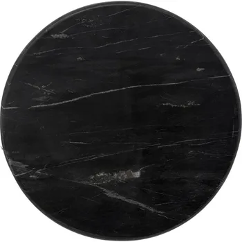 Secret de Gourmet Postírání na stůl MARBLE, Ø 30 cm, černá