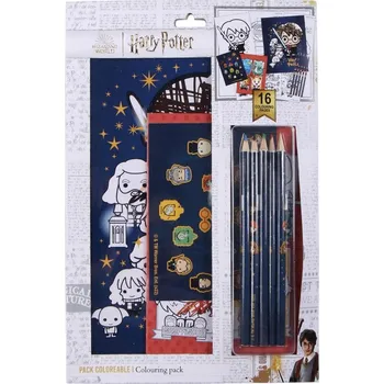 omalovánky Harry Potter Kreativní set omalovánky + pastelky + samolepky