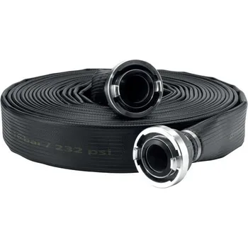 Zahradní hadice Karasto Armaturenfabrik Oehler GmbH Plochá pryžová hadice se spojkami STORZ B75 - 20 m 13.8701.9