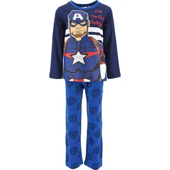 Chlapecké pyžamo Chlapecké pyžamo AVENGERS FIRST AVENGER modré Velikost: 104
