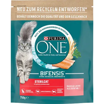 Krmivo pro kočku 750g Purina ONE Sterilcat s lososem