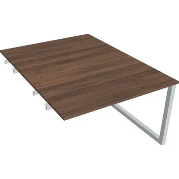 Kancelářský vozík HOBIS přídavný stůl zdvojený - USD O 1200 R, ořech + doprava zdarma