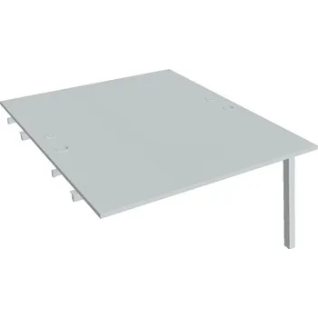 Kancelářský vozík HOBIS přídavný stůl zdvojený - USD A 1400 R, šedá + doprava zdarma