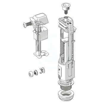JIKA H8913820000001 splachovací mechanismus k WC