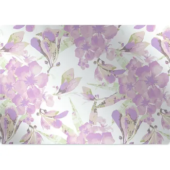 Podložka pod nábytek Ochranná podložka pod židli Světle růžový ibišek