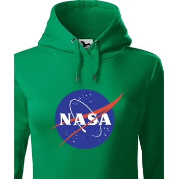 Dámská mikina Dámská mikina s potiskem NASA, Barva Zelená, Velikost XL, Canvas Dámská mikina Bezvatriko.cz 1