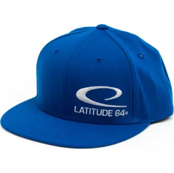 Disc golf Latitude 64º Kšiltovka s výšivkou Snapback Modrá (discgolf) (Super kšiltovka od L64)