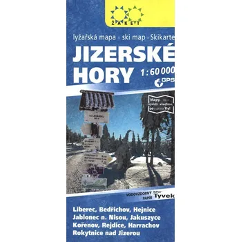 Jizerské hory - lyžařská mapa 1:60 000
