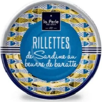 La Perle Rillety ze sardinek na pravém másle 80g