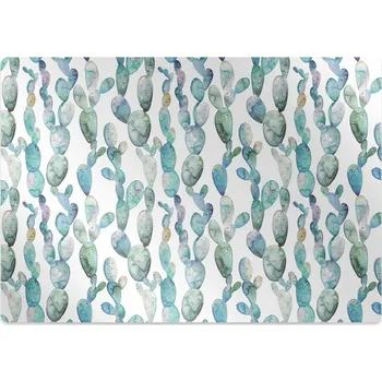 Podložka pod nábytek Ochranná podložka pod židli akvarel kaktusy