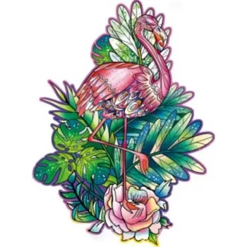 3D puzzle Dřevěné puzzle Flamingo/M