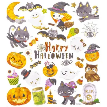 samolepka DpCraft Papírové barevné samolepky Halloween