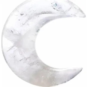 Křišťál ve tvaru měsíce cca 4 cm