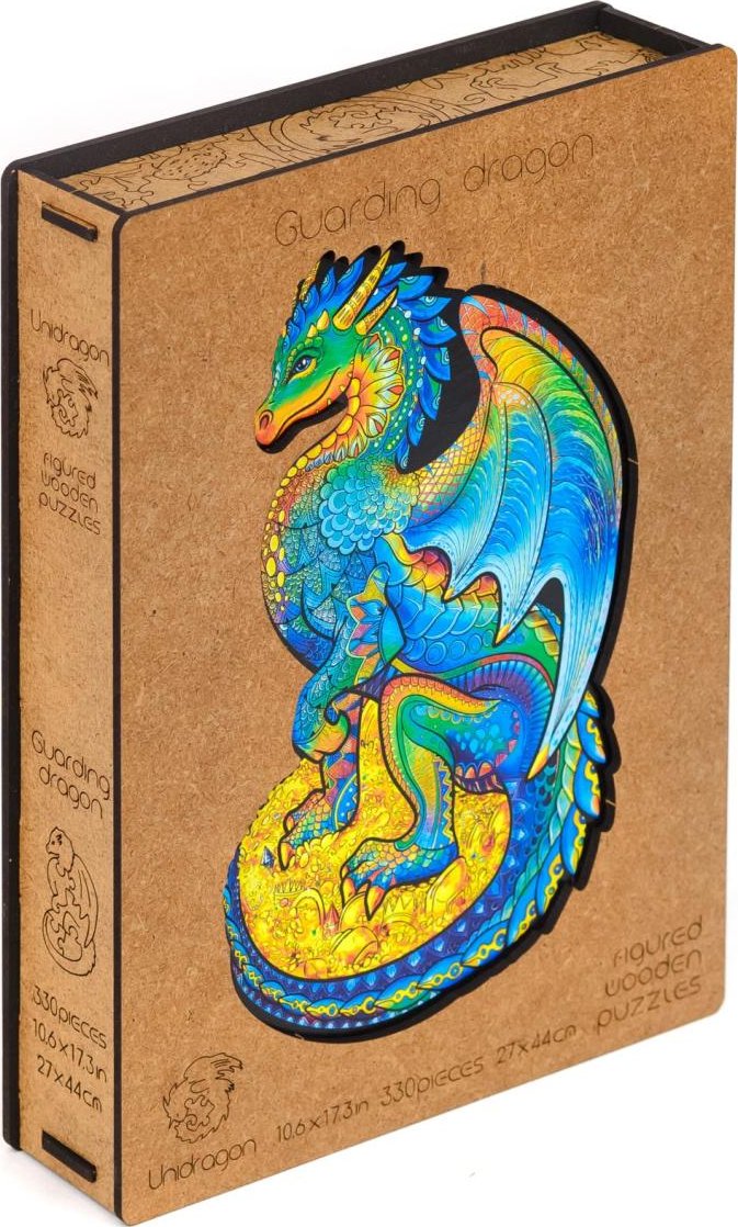 UGEARS Puzzle 3D Drago di Legno - Kit di Costruzione per Adulti UGEARS Puzzle 3D Drago di Legno - Kit di Costruzione per Adulti