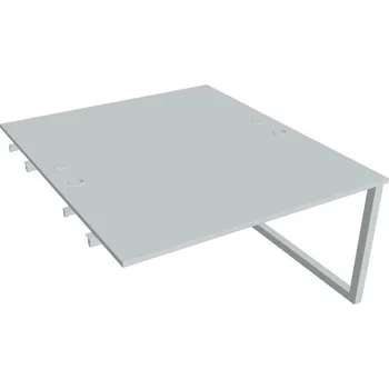 Kancelářský vozík HOBIS přídavný stůl zdvojený - USD O 1400 R, šedá + doprava zdarma