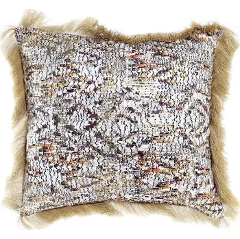 Polštář Dekorační polštář DKD Home Decor Moderní Třásně Polyester Vícebarevná (45 x 10 x 45 cm)