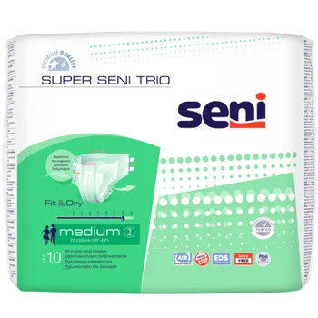 Inkontinenční kalhotky SENI Super Trio plenkové kalhotky Medium 10 ks