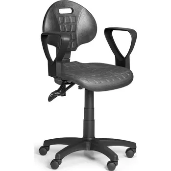 Pracovní židle s područkami - měkká kolečka Z 9820/KP