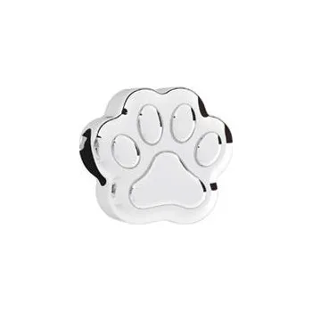 Přívěsek NUBIS® Stříbrný přívěšek korálek na náramek tlapka - NB-8100-ST