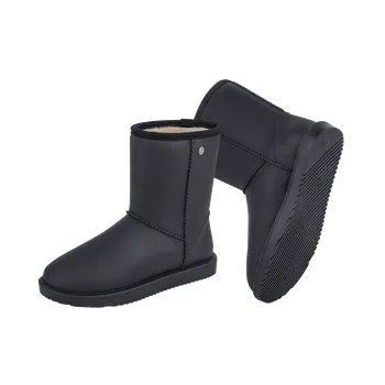 Jezdecká obuv Nepromokavé válenky s beránkem černé ELT Velikost: 37