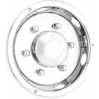 Poklice na kolo Kryt kola, poklice 17,5" nerezová zadní hluboká 6-krytů matic