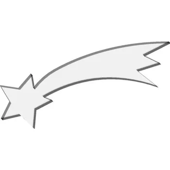 Vánoční dekorace Pelisport Plexi kometa čiré plexi