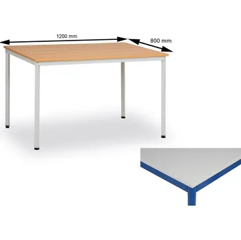 Jídelní stůl Jídelní stůl JS 120/KP - lak modrý/deska šedá