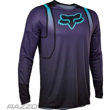 Moto dres Pánský MX dres FOX 360 Vizen Jersey Black Purple 2023 XXL