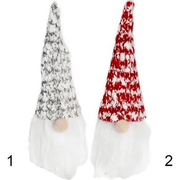 Vánoční dekorace Skřítek textil 14cm mix (548389)