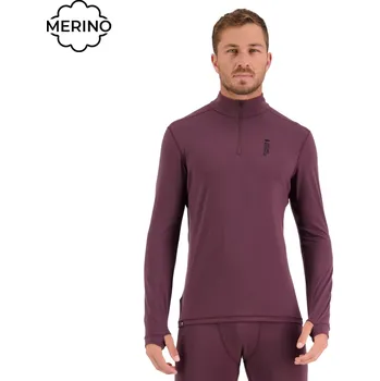 Pánské tričko Tričko Mons Royale Cascade Merino Flex 200 1/4 Zip oak M 2023 - Odesíláme do 24 hodin