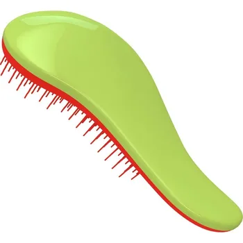 Dtangler rozčesávací kartáč na vlasy Colored - Green - Red