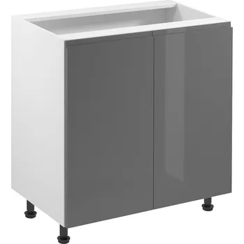 ASPEN gr | dolní skříňka D80 | 80 cm | šedá lesk