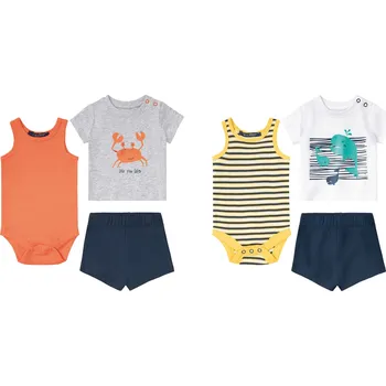 lupilu® Chlapecká letní souprava BIO, 3dílná