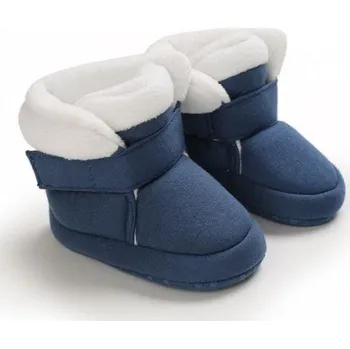 Dětská sportovní obuv Teploučké zimní cápáčky Barevná varianta: Tm. modré, Velikost: 7-12 m