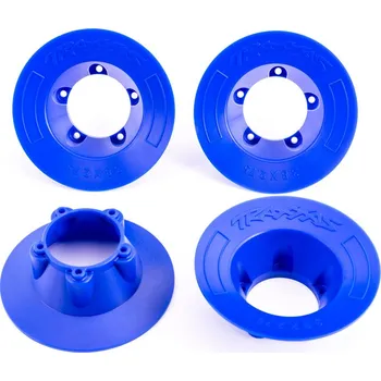 RC vybavení Traxxas koleso 3.8″, pneu Sledgehammer: Poklice disku modrá (4) (pro #9572)