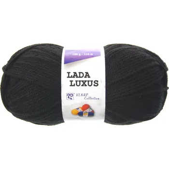 Příze Lada Luxus 59005 – černá
