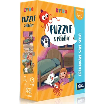 Společenská hra Albi | Kvído - Puzzle s příběhy - Překonám sám sebe