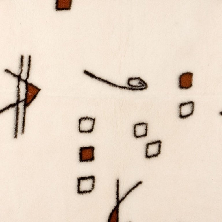 Ovčí věci Televizní pytel z ovčí vlny Barva: Vzor geometrie