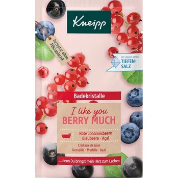Koupelová kosmetika Kneipp sůl do koupele - I like you berry much 60 g